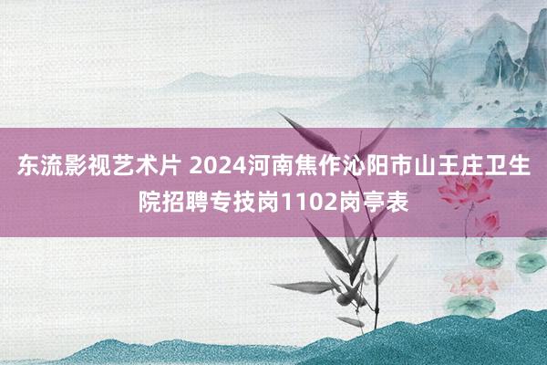 东流影视艺术片 2024河南焦作沁阳市山王庄卫生院招聘专技岗1102岗亭表